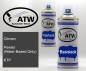 Preview: Citroen, Pewter (Water-Based Only), KTP: 400ml Sprühdose + 400ml Klarlack - Set, von ATW Autoteile West.